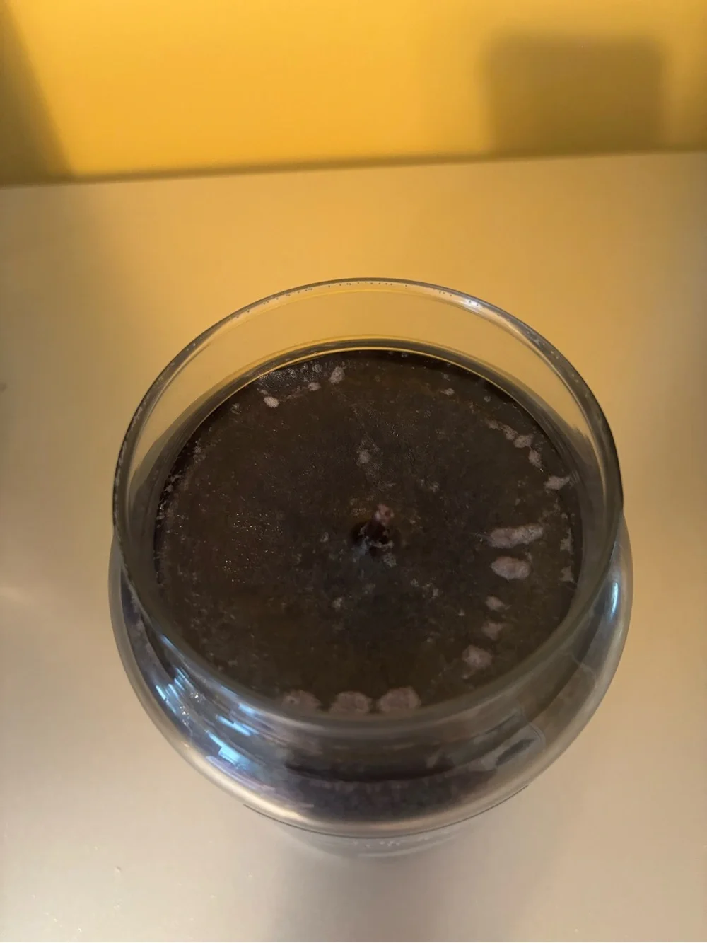 Retired - Hard to Find! Yankee Candle Black Sand Beach Large Jar - Black Glass